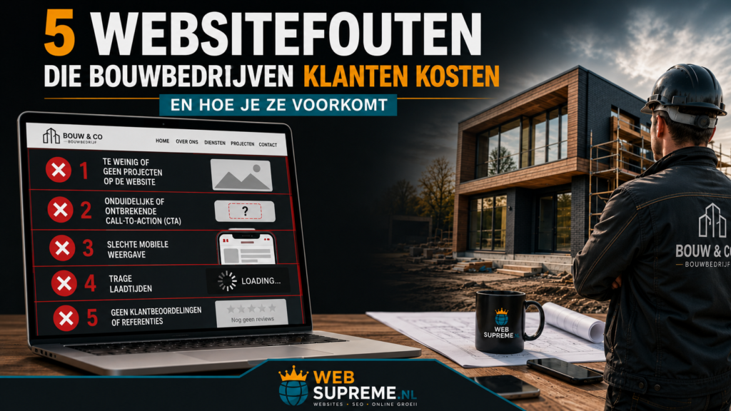 5 meest gemaakte fouten op je website en hoe je die voorkomt